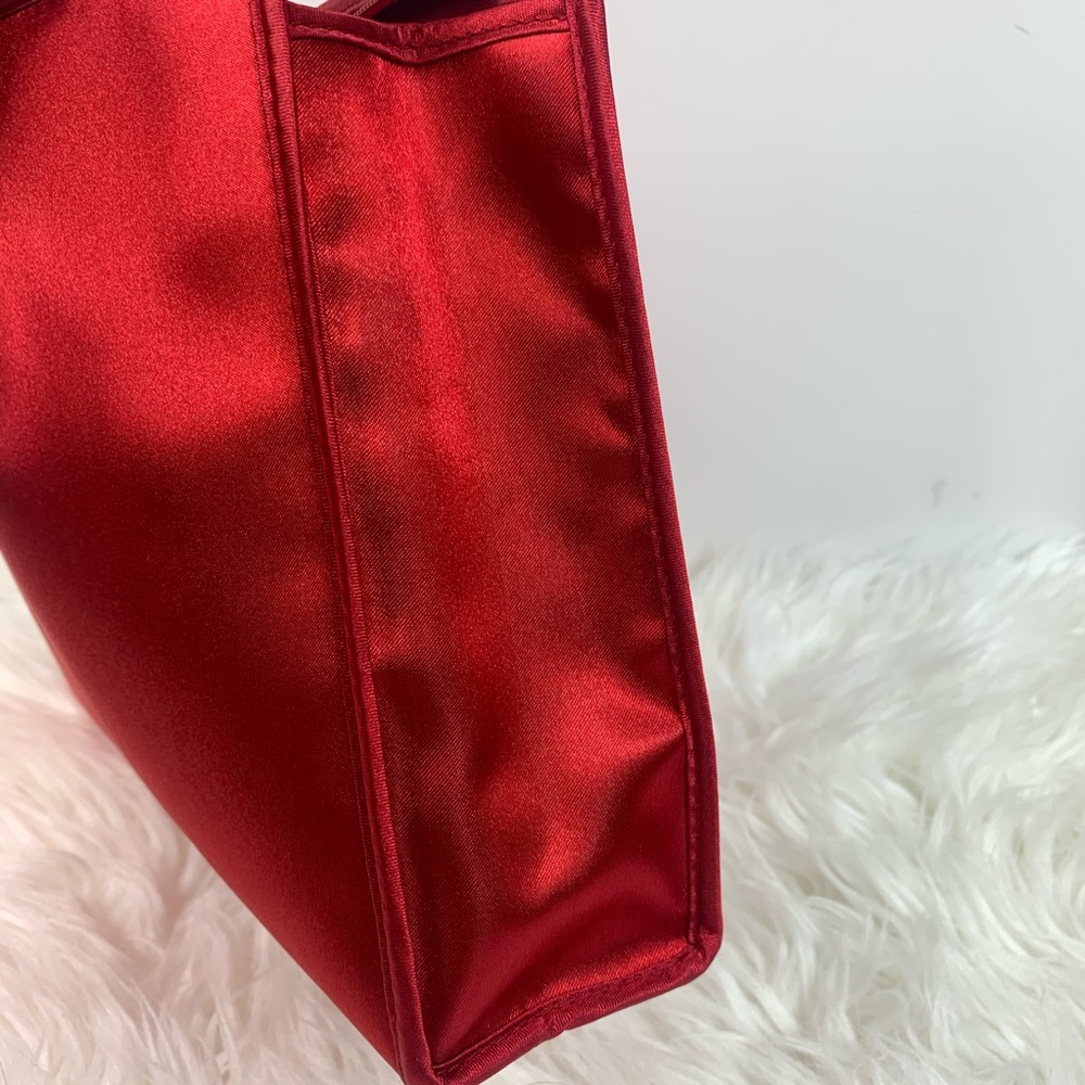 Giorgio Beverly Hills cosmetic/clutch bag red/gold - Picture 5 of 11